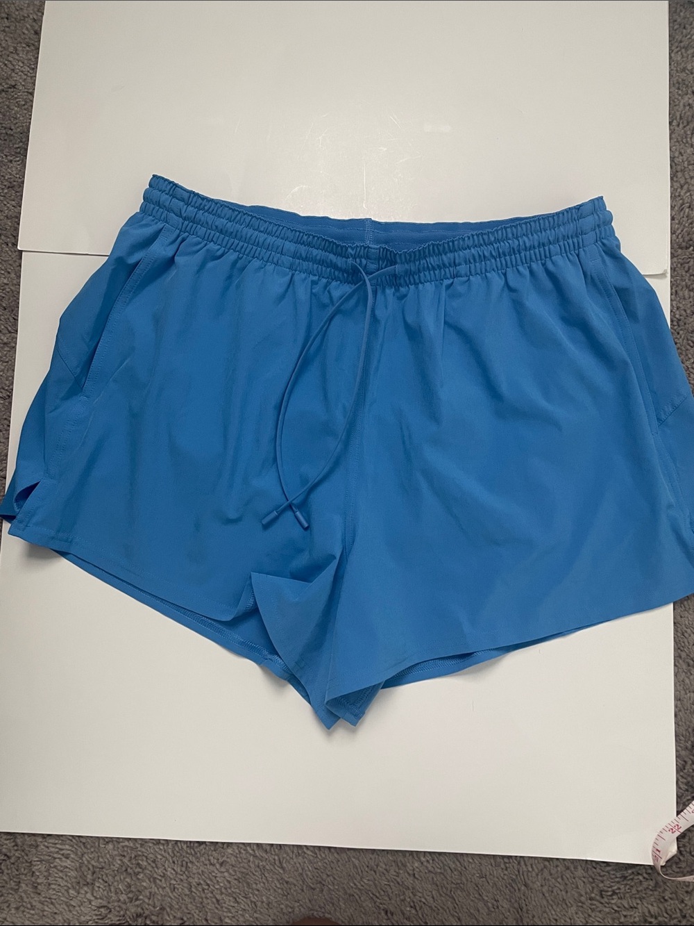 Lululemon Athletica Pace Revival Pool Party 3” Drawstring Shorts